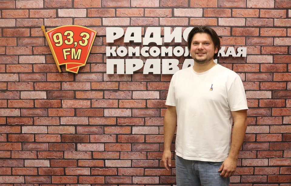 Ресторатор и создатель Кулинарного дома «Морозовский» Александр Морозов на радио «Комсомольская правда» в Туле.