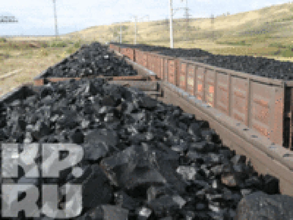 Уголь в вагоне