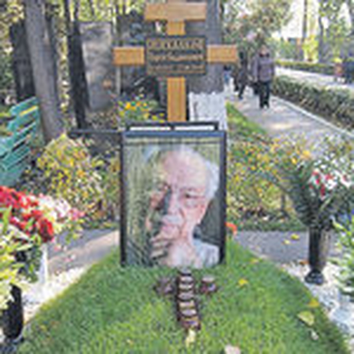 Могила бондарчука на новодевичьем кладбище фото