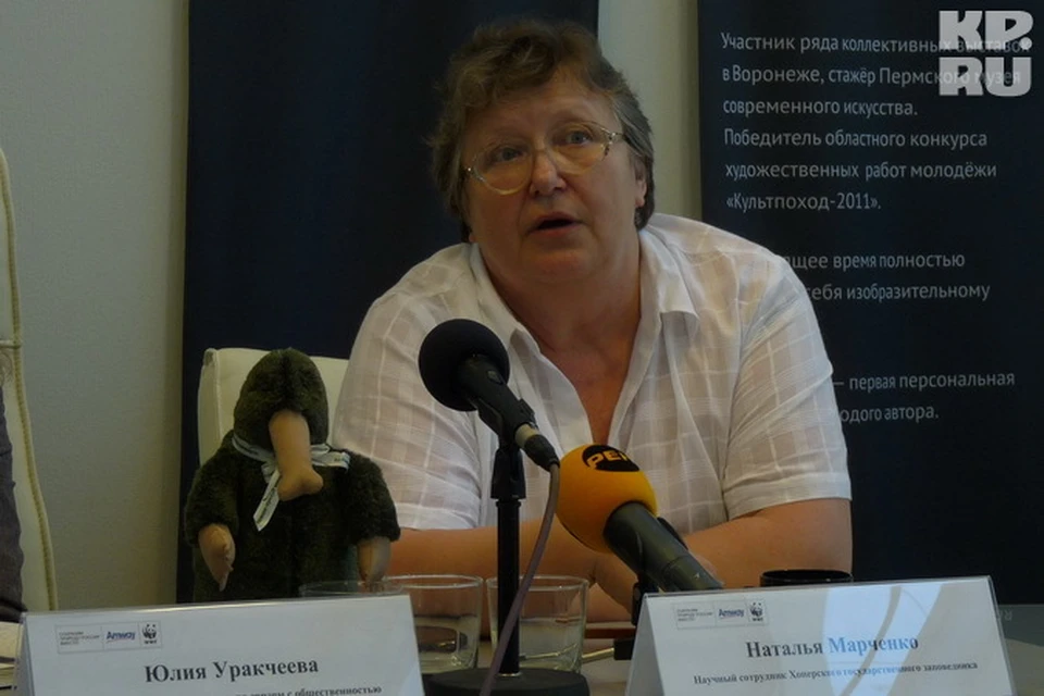 Научный сотрудник заповедника Наталья Марченко уверена, что еще можно спасти выхухоль.