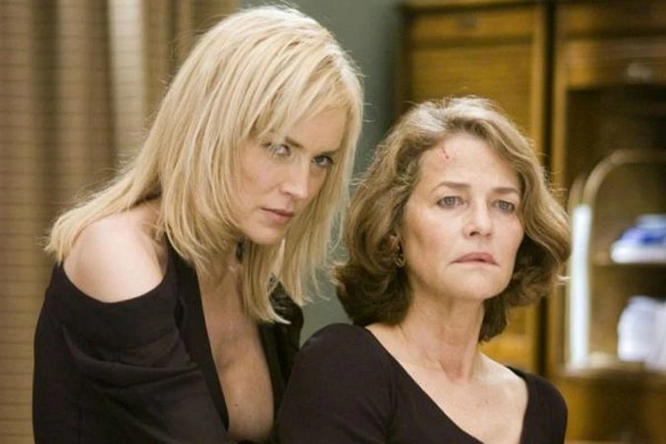 Шэрон Стоун, с которой Рэмплинг снялась в «Основном инстинкте-2» (слева), называет ее своей любимой актрисой.