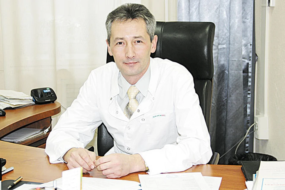 Главный врач городской поликлиники №1 Андрей Павлович Проценко.