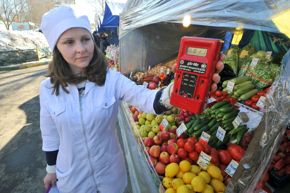 Сотрудники Мосветобъединения проверяют все продукцию на уровень радиации