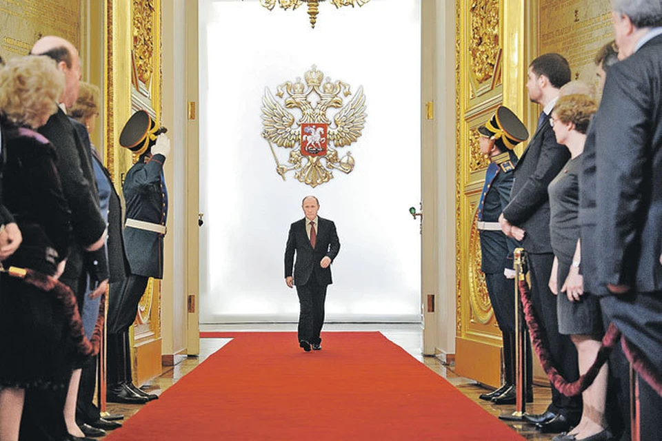 Церемония инаугурации Владимира Путина на пост президента. 7 мая 2012 г.