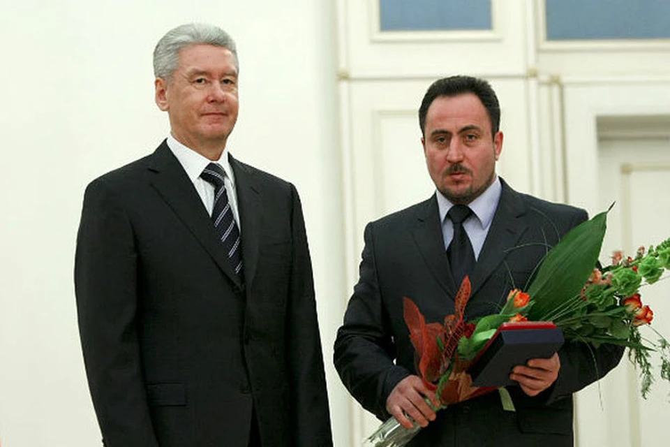 На вручении премии правительства Цагоева поздравил Сергей Собянин.