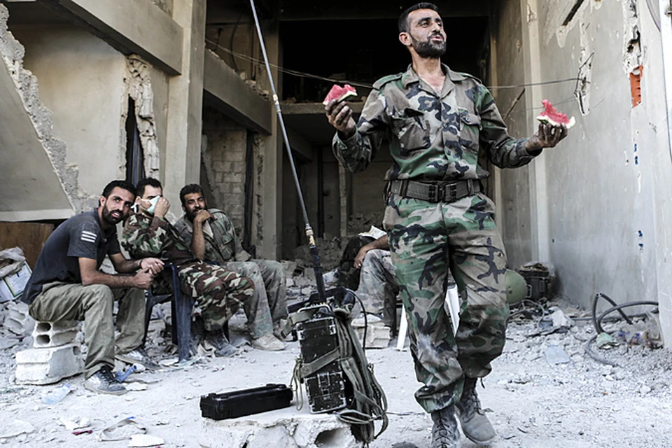 По информации источника близкого к правительству Сирии, военные остановили активные боевые действия вокруг места ЧП