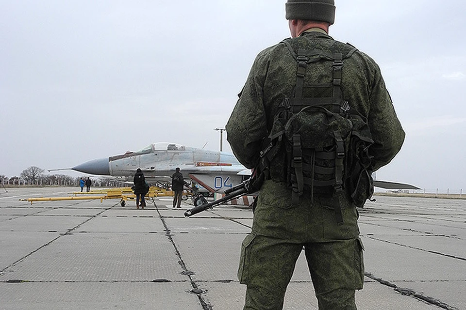 База Украинских ВВС в Бельбеке уже несколько дней контролируется «вежливыми вооруженными людьми»