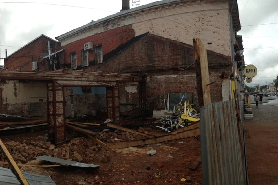 В Ижевске снесли историческое здание 19 века