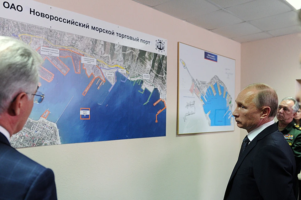 Путину рассказали о необходимой реконструкции новороссийского торгового порта