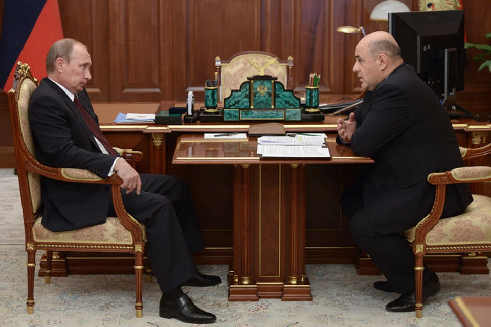 В Кремле состоялась встреча президента Владимира Путина и главного налоговика страны Михаила Мишустина