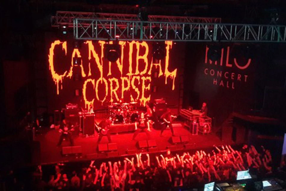 Концерт Cannibal Corpse в Нижнем Новгороде продлился всего 20 минут. Фото: соцсети