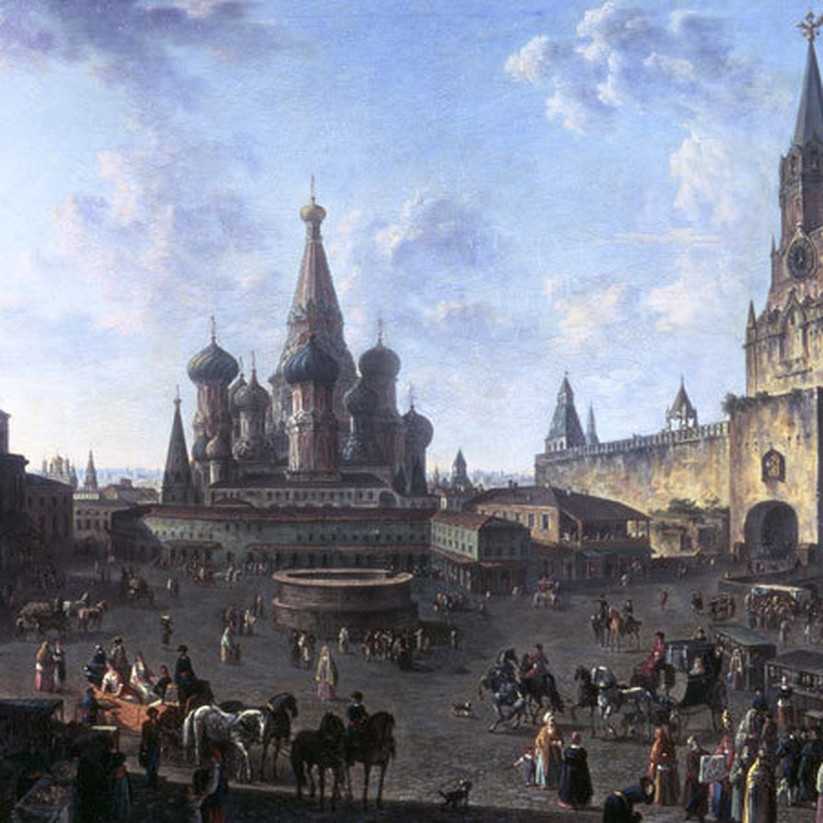 Москва не есть обыкновенный большой город текст. Картины Алексеева допожарной Москвы.