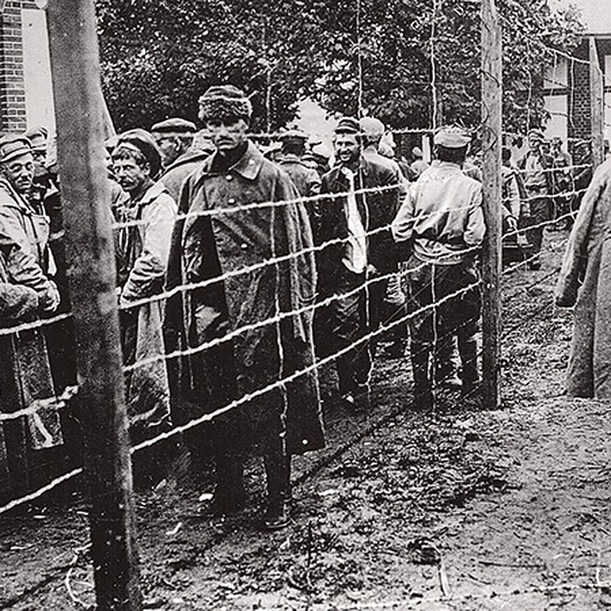 Пленные красноармейцы в Польше 1920