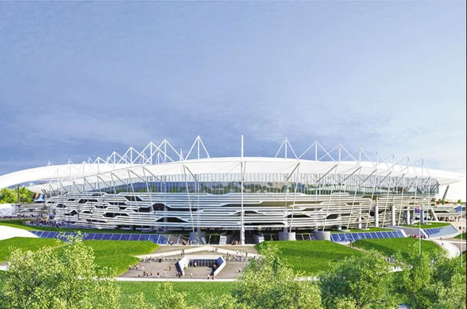 Проект будущего стадиона в Ростове-на-Дону. Фото - ФГУП «Спорт-Инжиниринг»