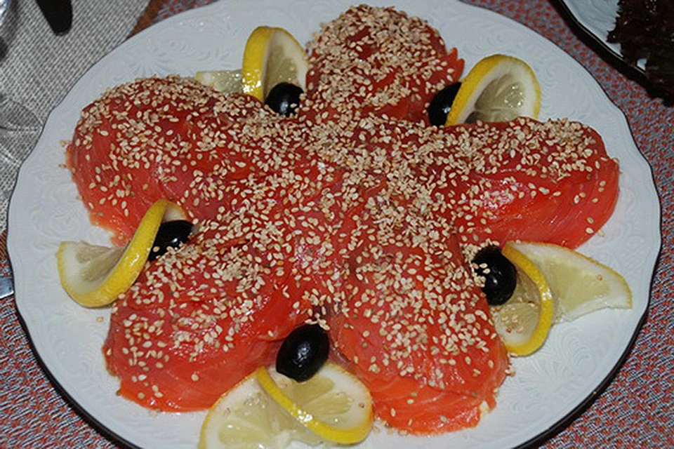 Салат из рыбы 'Морская звезда'