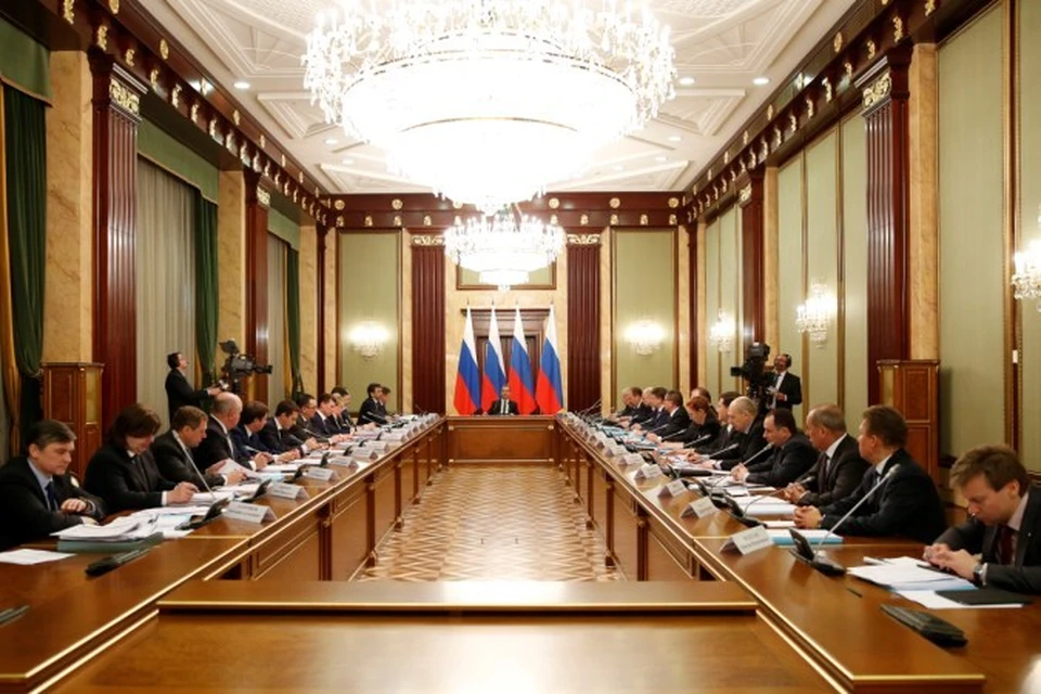 Совещание провел премьер-министр Дмитрий Медведев.