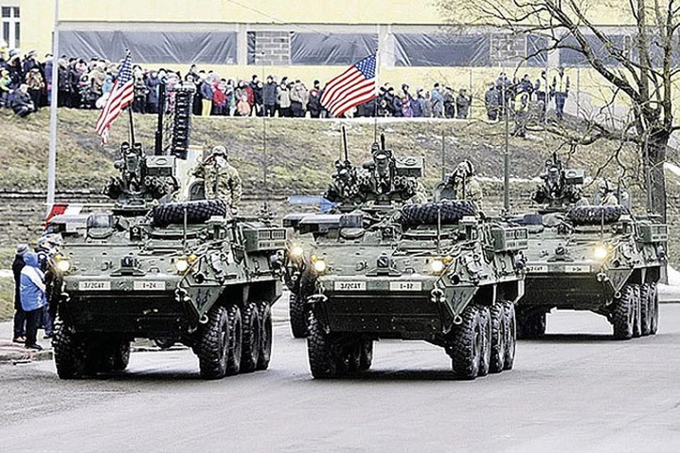 Военный парад в прибалтике