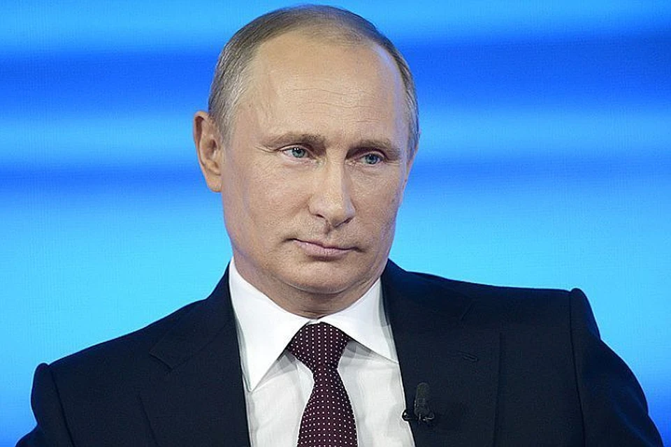 Прямая линия с Владимиром Путиным началась в 12.00