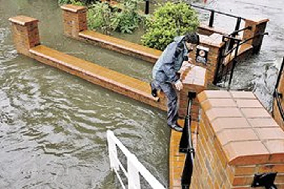 Север Англии залило водой.