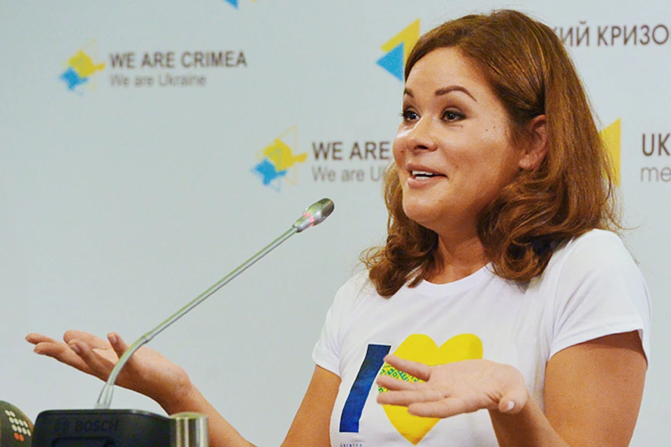 Мария Гайдар в Киеве дала пресс-конференцию, где очень ярко презентовала себя
