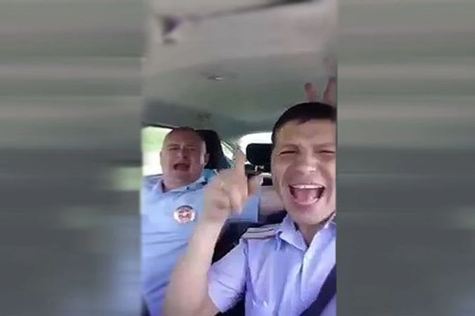 "Поющие гаишники" из Татарстана.
