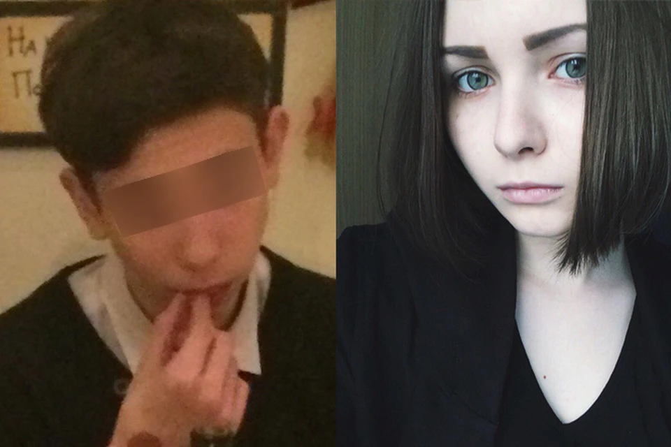 Карина Залесова и подозреваемый в ее убийстве - ее бывший парень. Фото: с личных страниц подростков в соцсети "ВКонтакте"