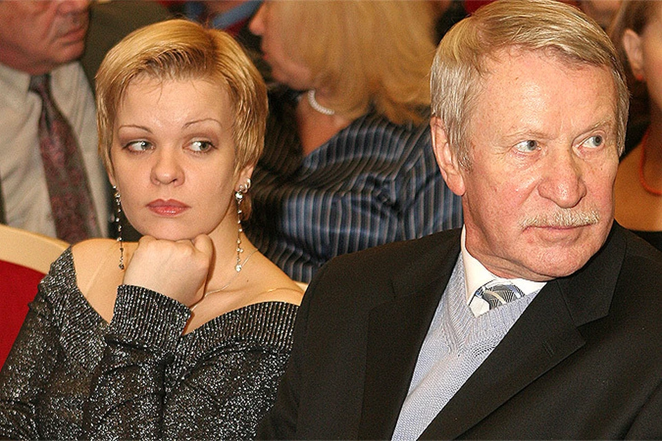 Иван Краско с женой Натальей, снимок 2006 года.