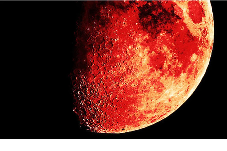 Уникальное природное явление - кровавую луну - земляне смогут наблюдать в ночь на 28 сентября. Фото: NASA