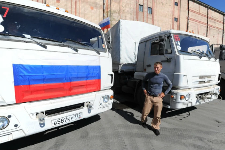 За год в Донецк и Луганск было доставлено в общей сложности более 46 тысяч тонн гуманитарных грузов
