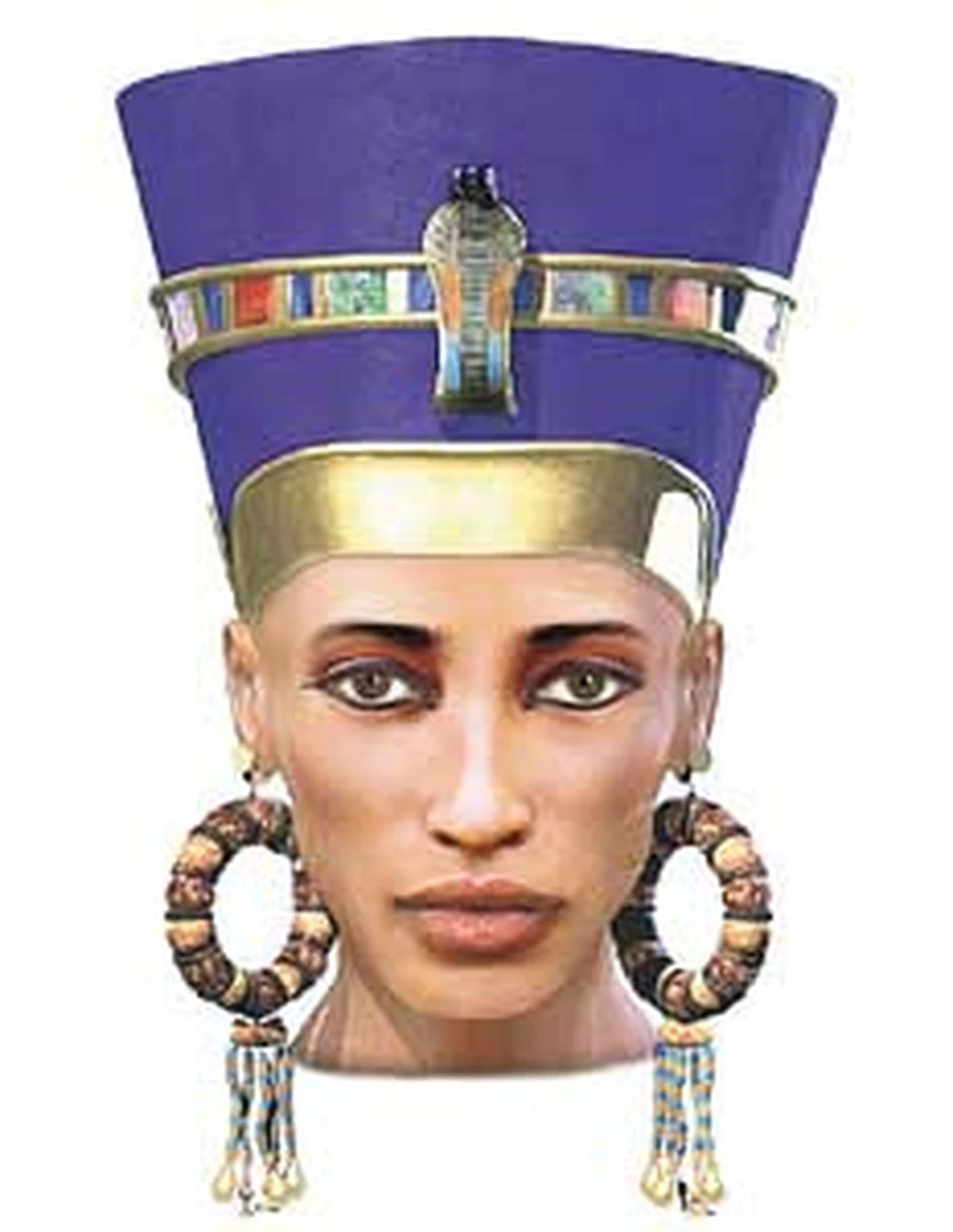Компьютерная реконструкция лица Нефертити.