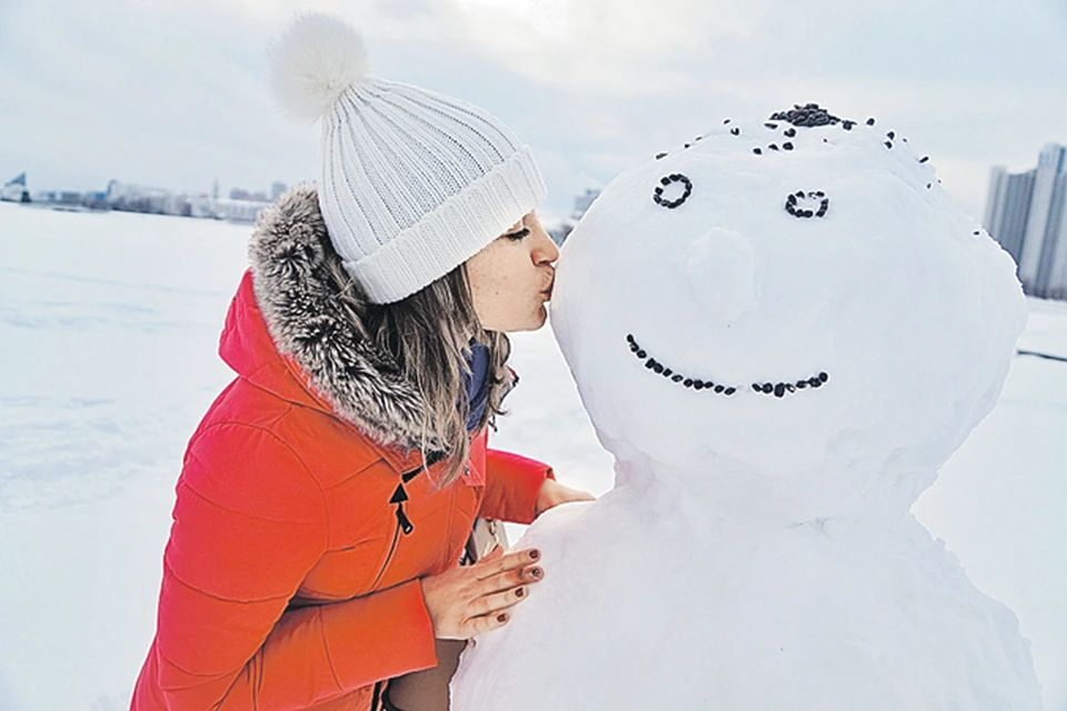 Незащищенные (без варежек) поцелуи со снеговиком опасны для здоровья!