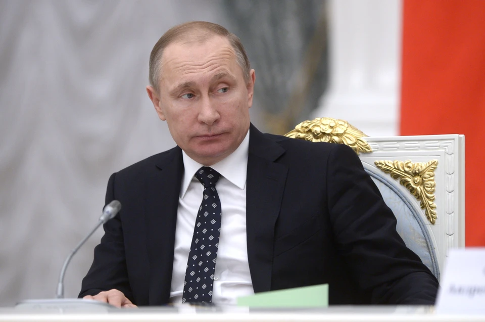 21 января 2016. Президент России Владимир Путин проводит заседание Совета по науке и образованию в Кремле.