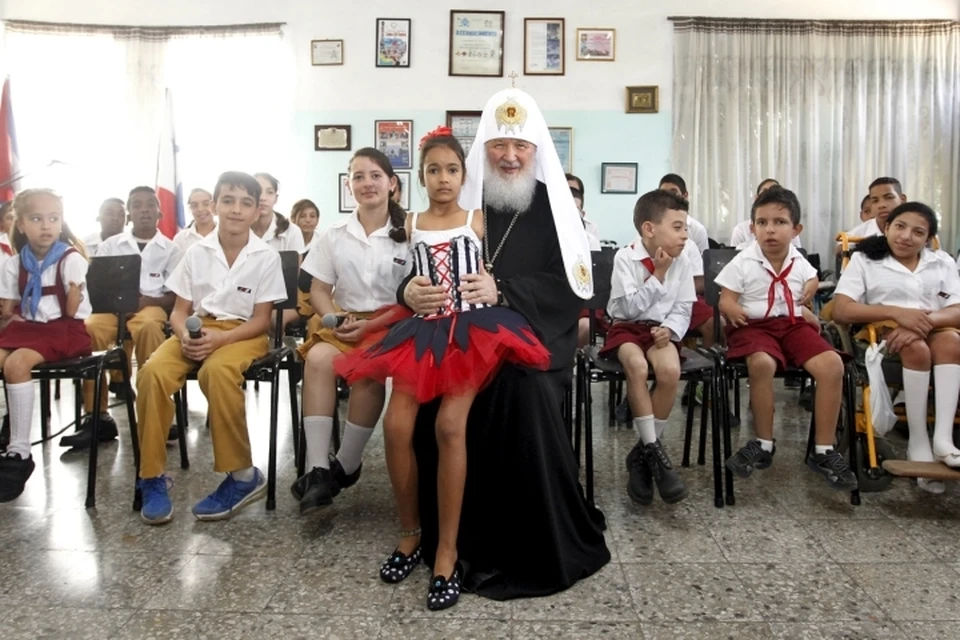 Патриарх Кирилл заехал в реабилитационный детский центр "Солидарность с Панамой"