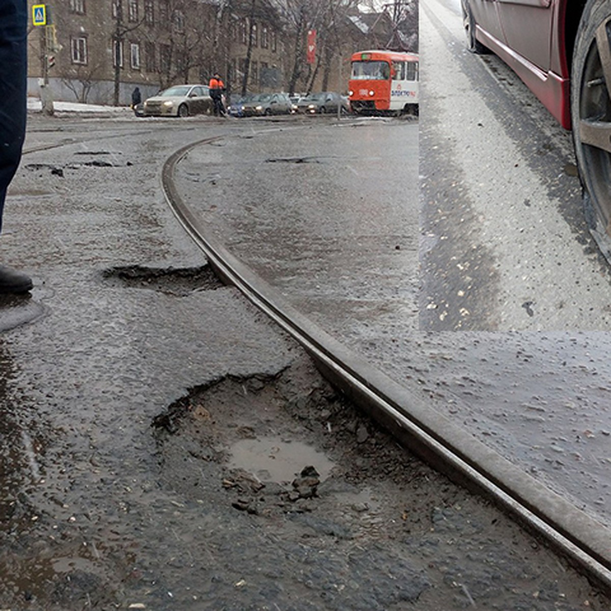 Аварии из-за плохих дорог Ижевска: сколько времени и денег нужно потратить  на то, чтобы взыскать ущерб - KP.RU