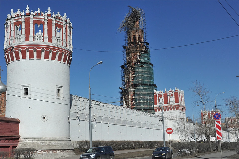 Реконструкция колокольни Новодевичьего монастыря.