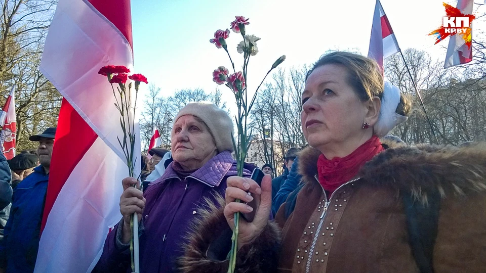 В Минске проходит акция ко Дню воли.