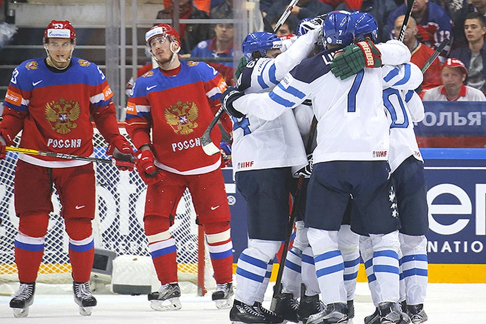 Сборная Финляндии победила россиян в полуфинале Чемпионата мира по хоккею.