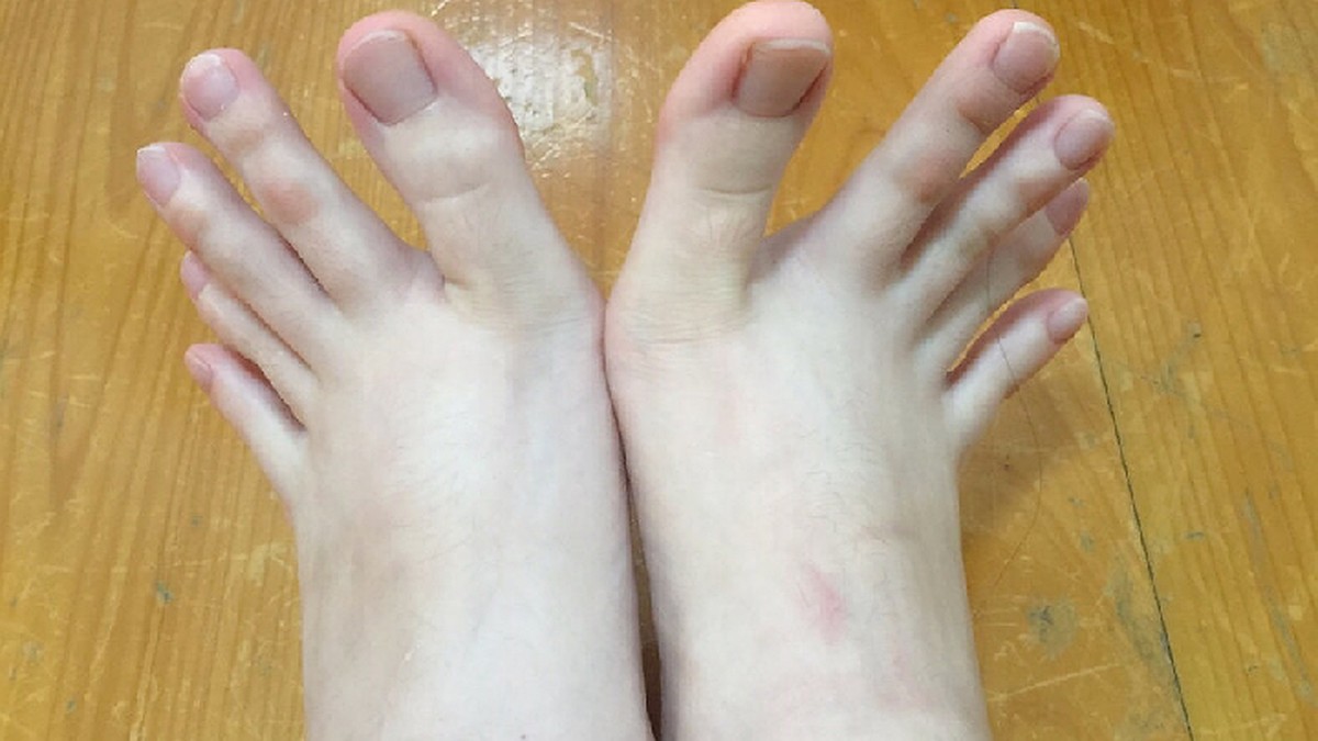 Красивые пальцы ног