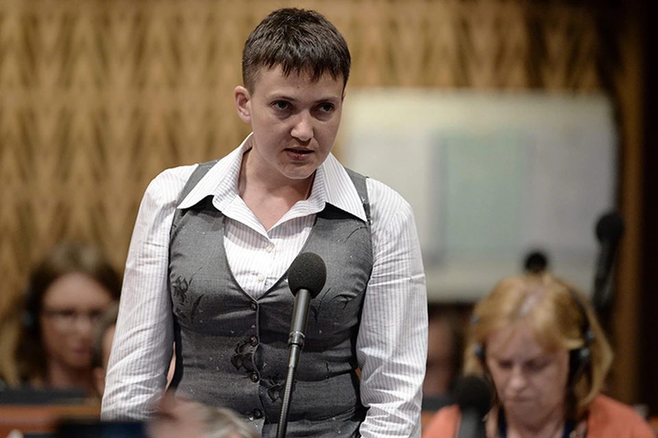 Выступление Савченко стало для парламентариев диковинным шоу
