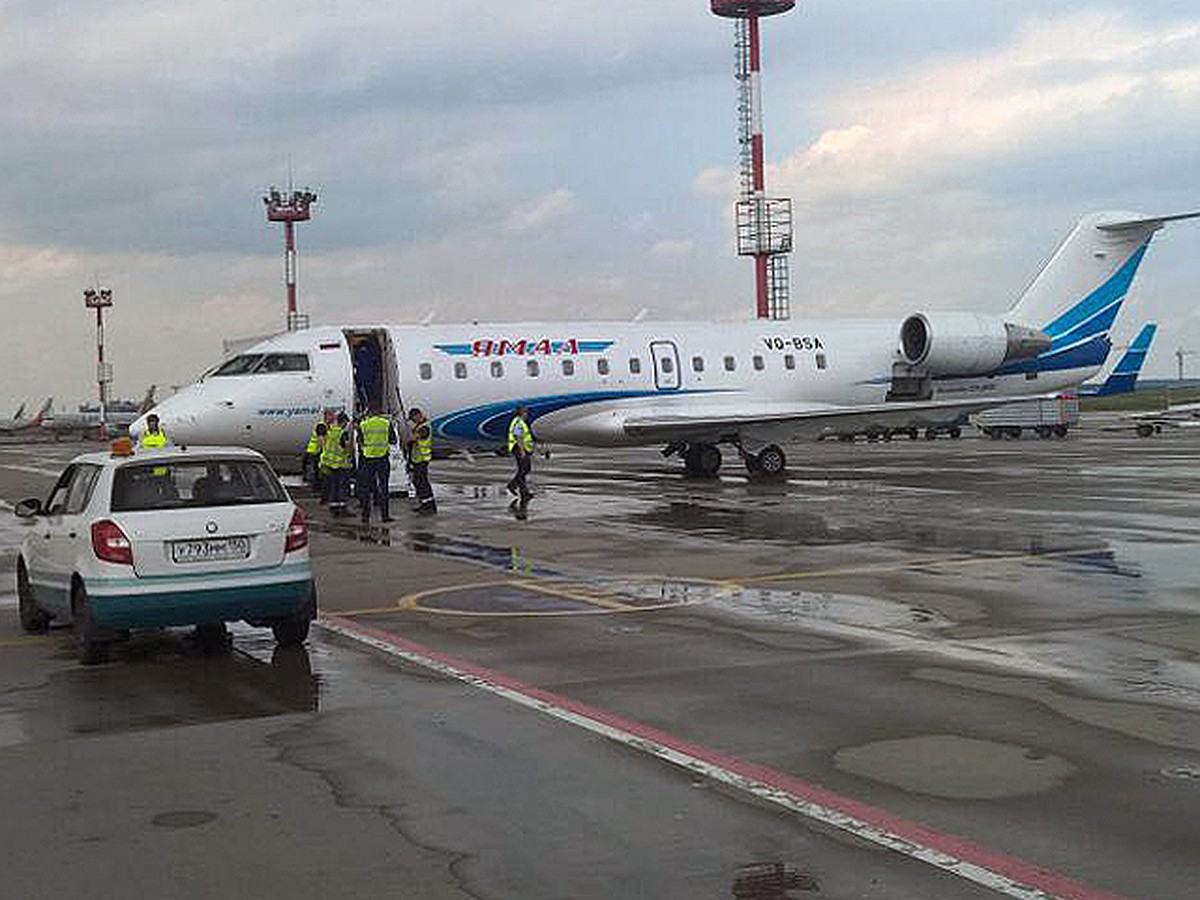 В Домодедово из-за отказа двигателя экстренно сел самолет Москва – Мурманск  - KP.RU