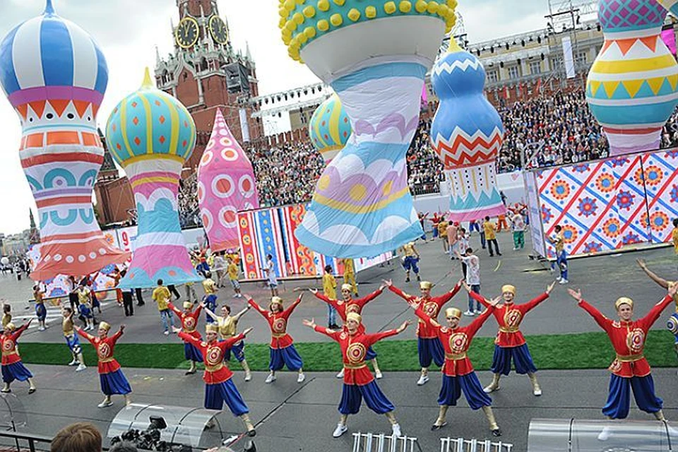 Празднование Дня города в Москве в 2015 году.