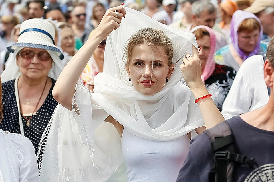 В Киеве собралось более 100 000 верующих, которые молились за мир