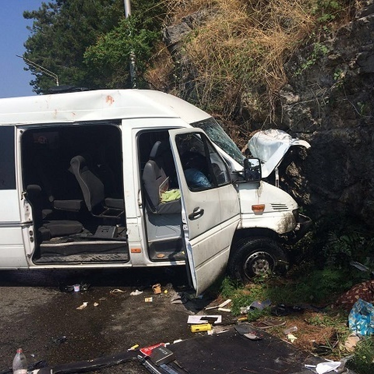 В Абхазии разбился автобус с российскими туристами: пострадали двое  воронежских студентов - KP.RU