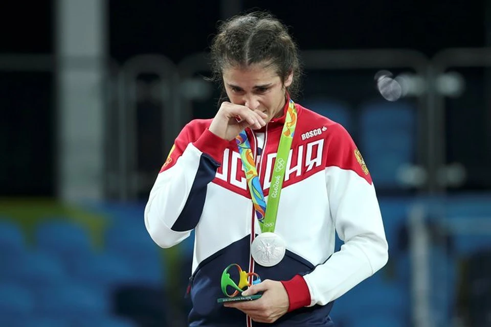 Олимпиада в Рио 2016: россиянка Наталья Воробьева в день рождения матери выиграла «серебро» в вольной борьбе. ФОТО: REUTERS