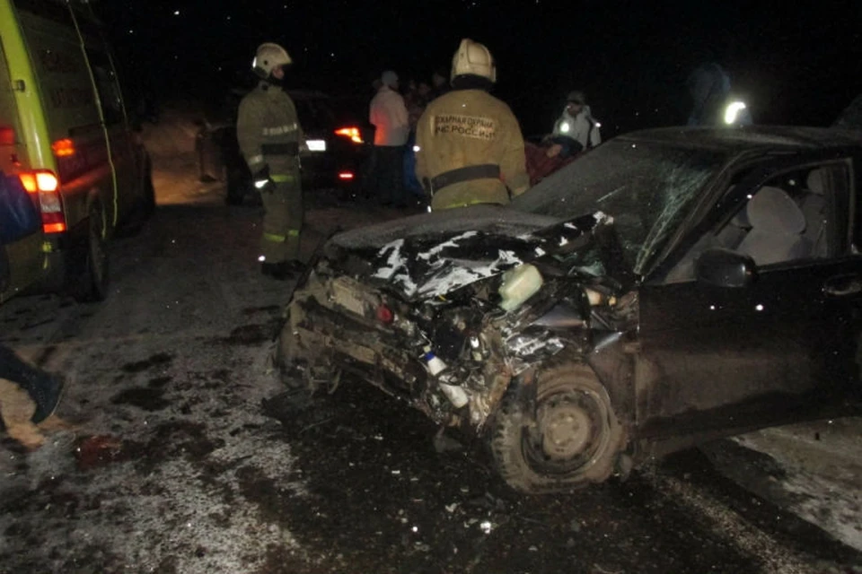 Аварии автомобилей в сильный Мороз