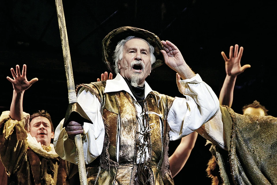 Спектакль «Человек из Ламанчи» был поставлен к 90-летию Зельдина в 2005-м. О роли Дон Кихота актер мечтал всю жизнь.