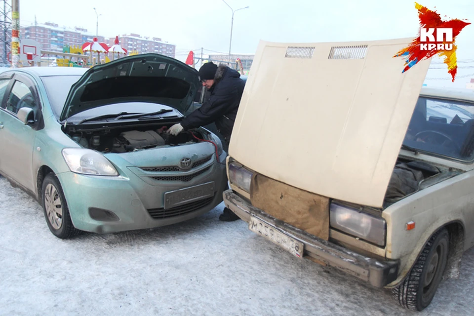 Как иркутским водителям завести автомобиль в мороз