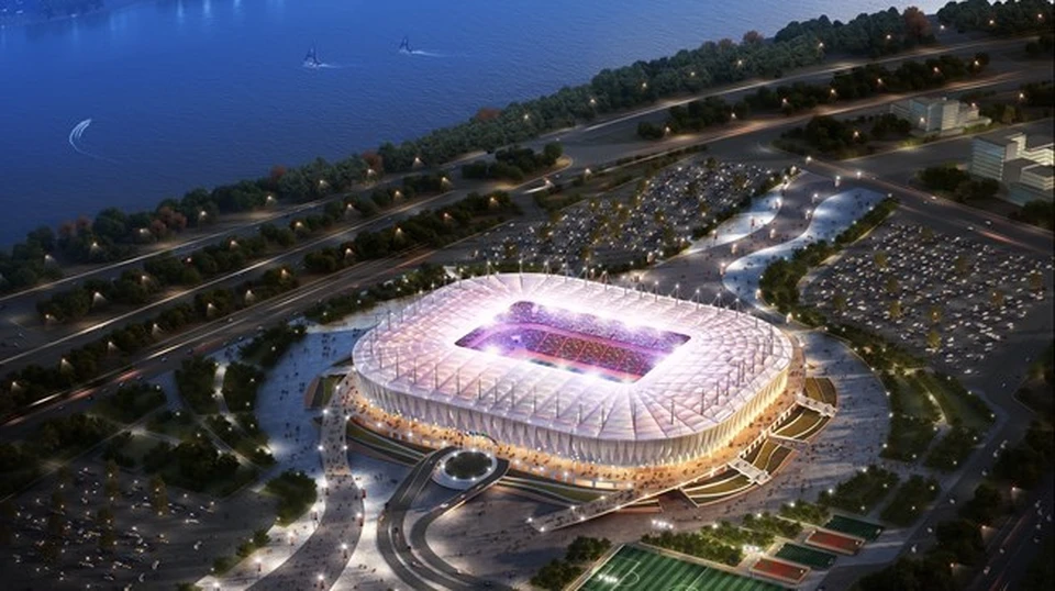 Главным местом ЧМ-2018 будет, конечно, красавец-стадион "Ростов-Арена" на 45 тысяч мест, который возводится не Левбердоне. Фото: FIFA.