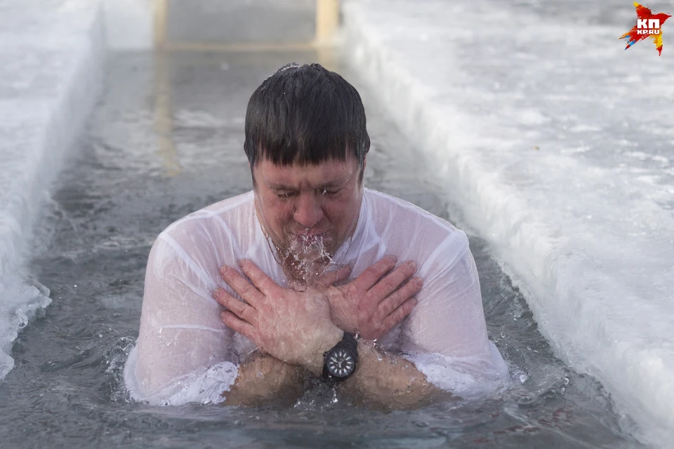 Крещение в Иркутске.