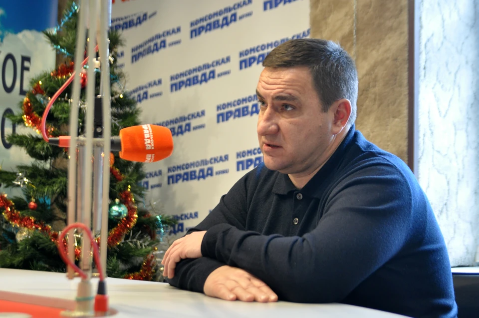 Андрей Ростенко на радио "Комсомольская правда".